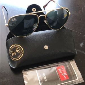 Ray-Ban Aviator sunglasses with case